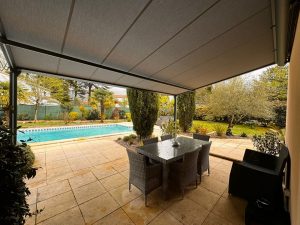 pergola toile B128 pied Basse Goulaine TissDecor Carquefou